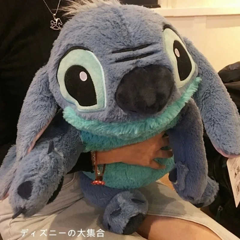 Disney 60cm Lilo And Stitch Disney Store Big Stuffed Animals Toys Pillow With Anime For Sleep Kids Dolls Girls Children Birthday Gift W20250516