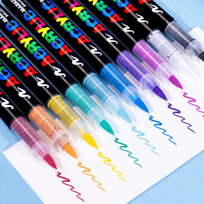 Artists Toolbox - Premium Quality Assortment of 60 Vibrant Acrylic Markers