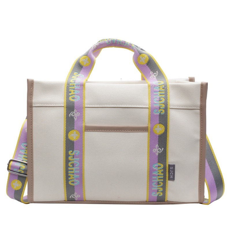 Designer Bag Free Shipping Large Capacity Detachable Canvas Women's Handbag Simple And Multifunctional Commuting Shoulder Casual Crossbody Bag Be