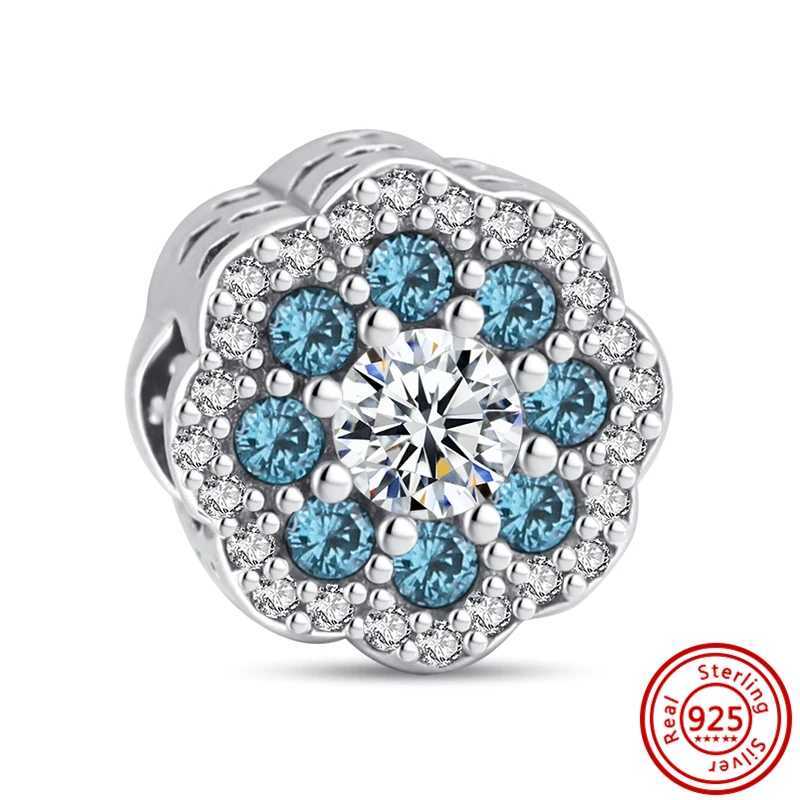 Authentic S925 Sterling Silver Snowflake Starfish Shell Flower Heart Moon Beads Fit Original Pantaro Charms Women Jewelry GiftsXJ250517