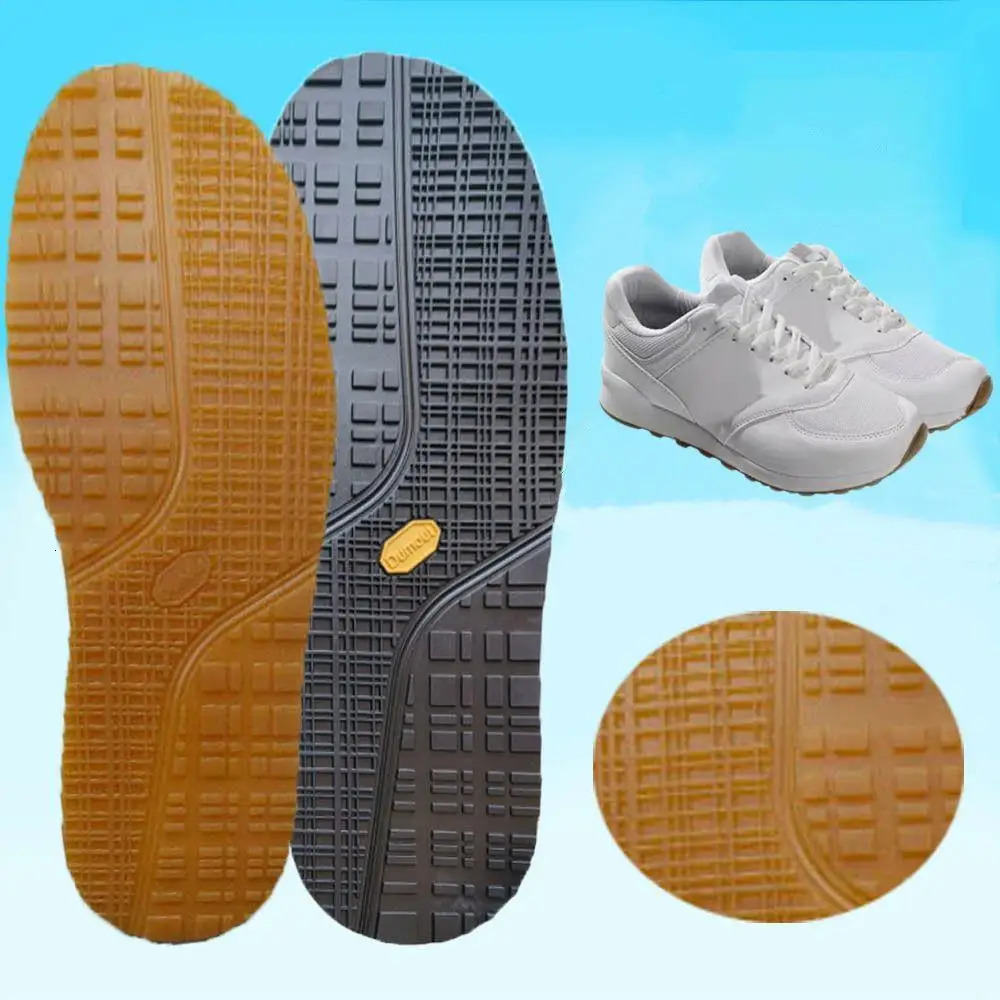 1Pair Rubber Shoe Soles For Sneaker Anti Slip Wear-resistant Full Sole Protector DIY Repair Worker Shoes Sticker Outsoles Insole 250515