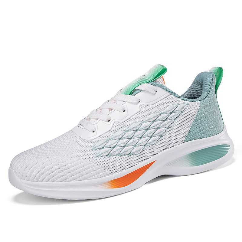 New mens shoes flying woven sports casual shoes running shoes 38-45 men 2025 flat comfortable fashion spring and autumn W250517