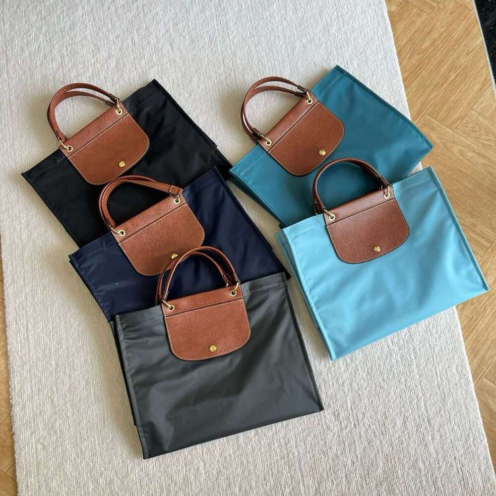 Tote Bag French Style New Cabas Simple And Lightweight Casual Computer Shoulder Handbag Shopping Dumpling Bag KQ