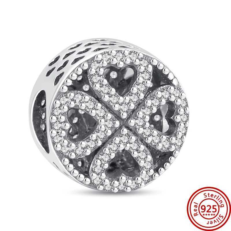 New Charms Beads S925 Silver Wine Glass P Tree Heart Sparkling Fit Original Pantaro Bracelets For Women Jewelry Making GiftsXJ250517