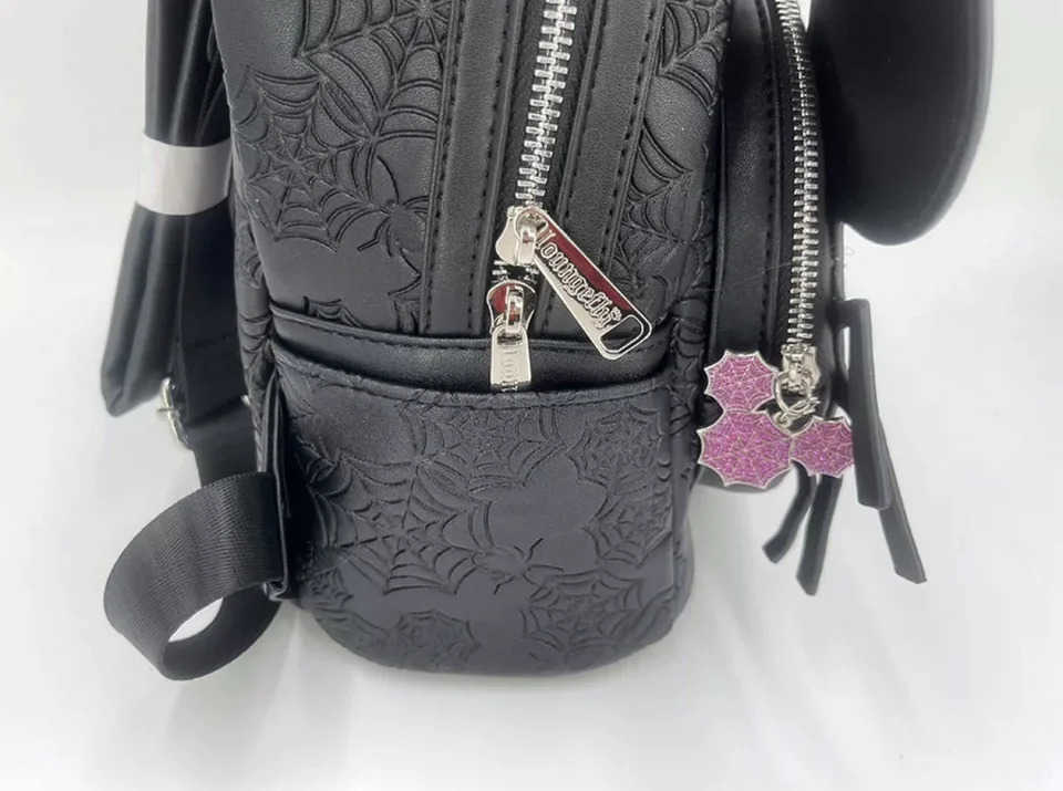 Disney Loungefly Disney Halloween Mickey Mouse Glow Backpack Mickey Satchel Cartoon Cute Childrens Backpack Shoulder Bag Mini Bag Gift W250517