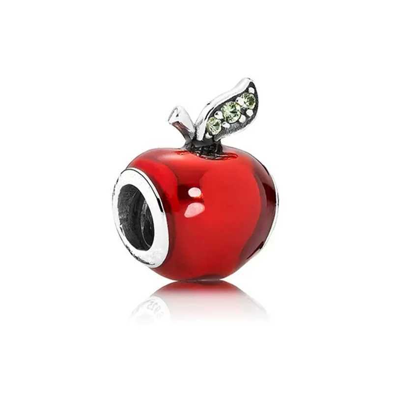 NEW Fruit Sterry Cherry Durian Bubble Tea Dangle Charm Bead Fit Original 925 Sterling Silver Bracelet Fine JewelryXJ250517