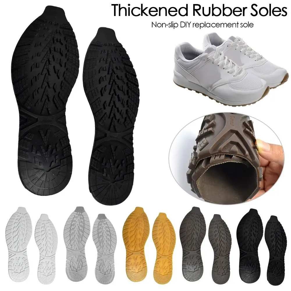 1Pair Anti-skid DIY Replacement Shoes with Thickened Rubber Soles to Repair Wear-resistant Rubber Anti-wear Patches 250515