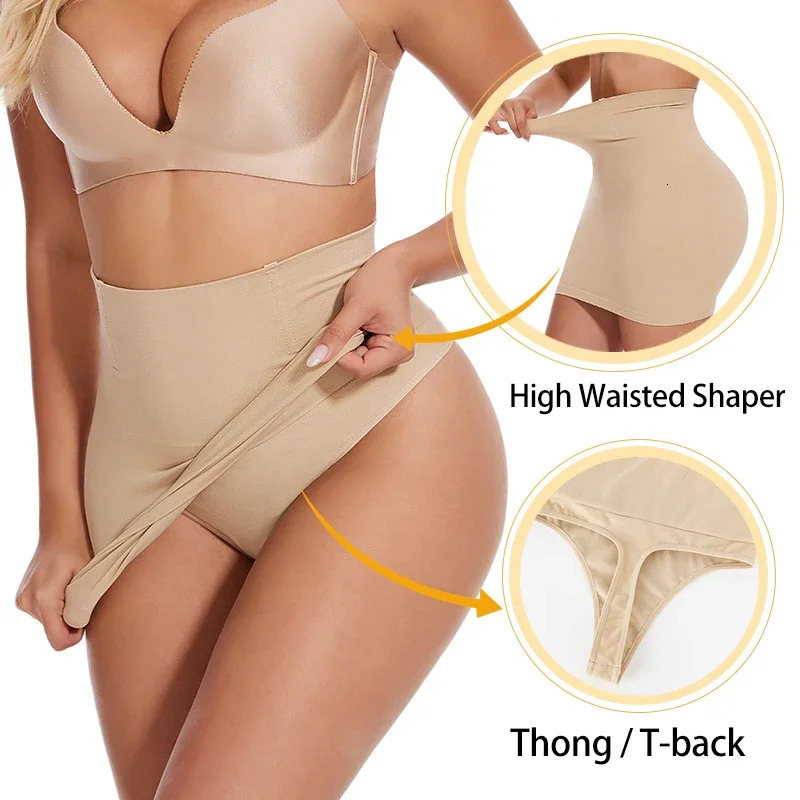 Half Slip Shapewear for Women Under Dresses Built-in Pes High Waist Tummy Control Slips Skirts Butt Lifter Body Shaper Dress 250517