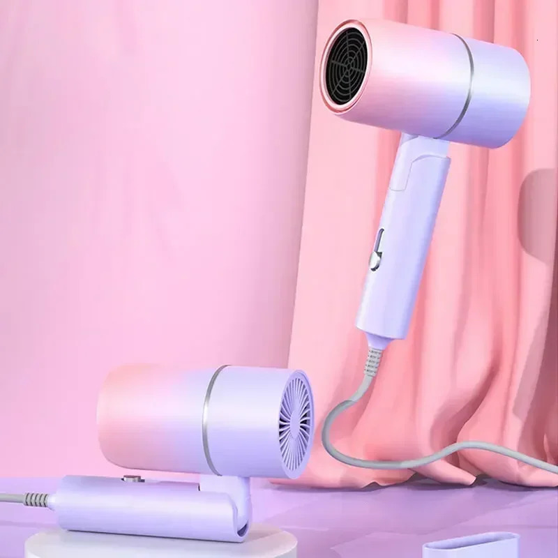 Folding mini hair dryer 800W home dormitory travel hair care hair dryer hair dryer 220V-240V 250513