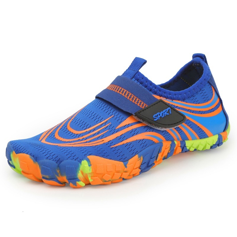 New outdoor beach hiking shoes for men and women, children's water wading and river swimming shoes designed by designers, anti slip barefoot rubb