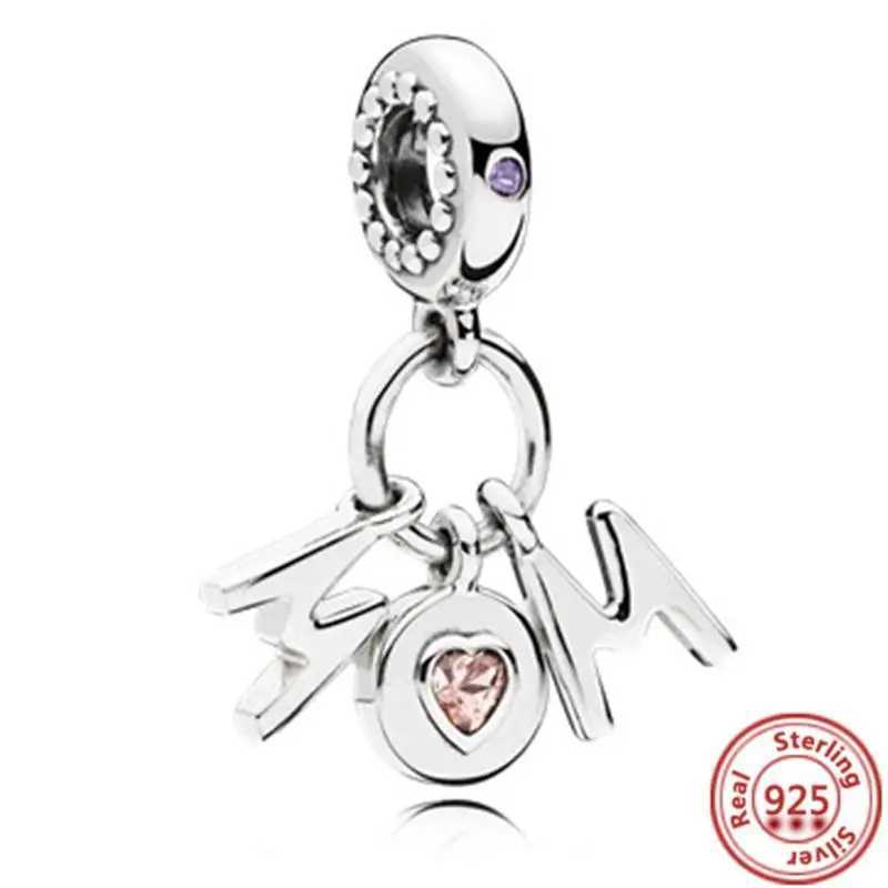 Fit Original Pantaro Charms Bracelet Mothers Day Gifts Women Jewelry 100% 925 Sterling Silver Forever Family Mom DIY BeadsXJ250517