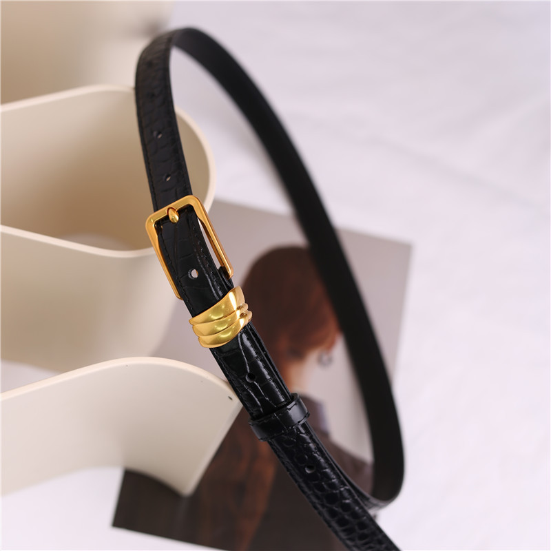 Womens First-Layer Genuine Cowhide Belt - Classic Stylish Accessory