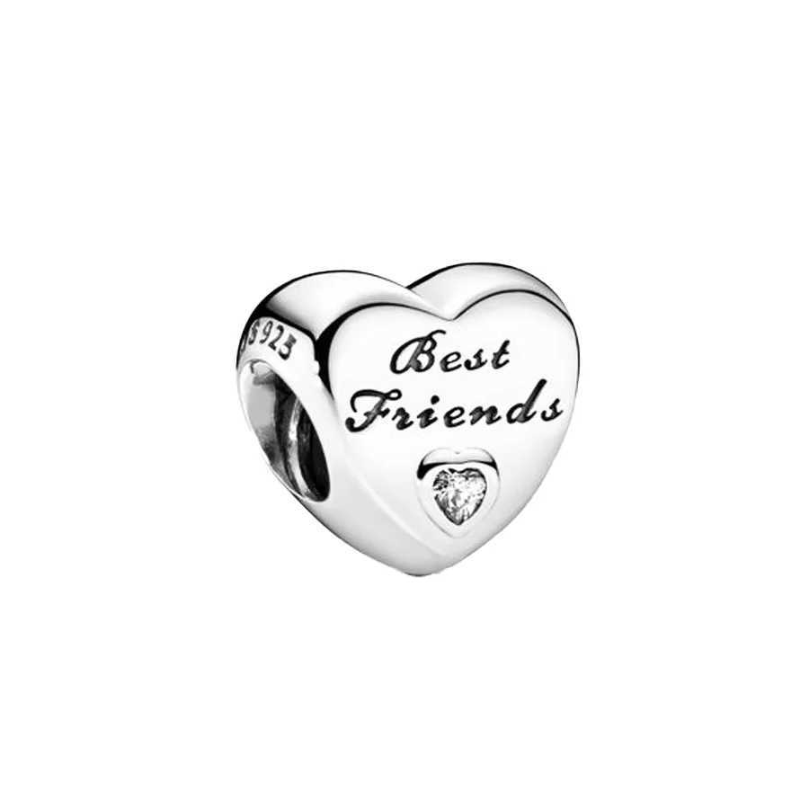 NEW Heart Bead Your Grandma Dad Uncle Daughter Uncle Charm Fit Original European Silver S925 Bracelet For DIY Jewelry GiftXJ250517