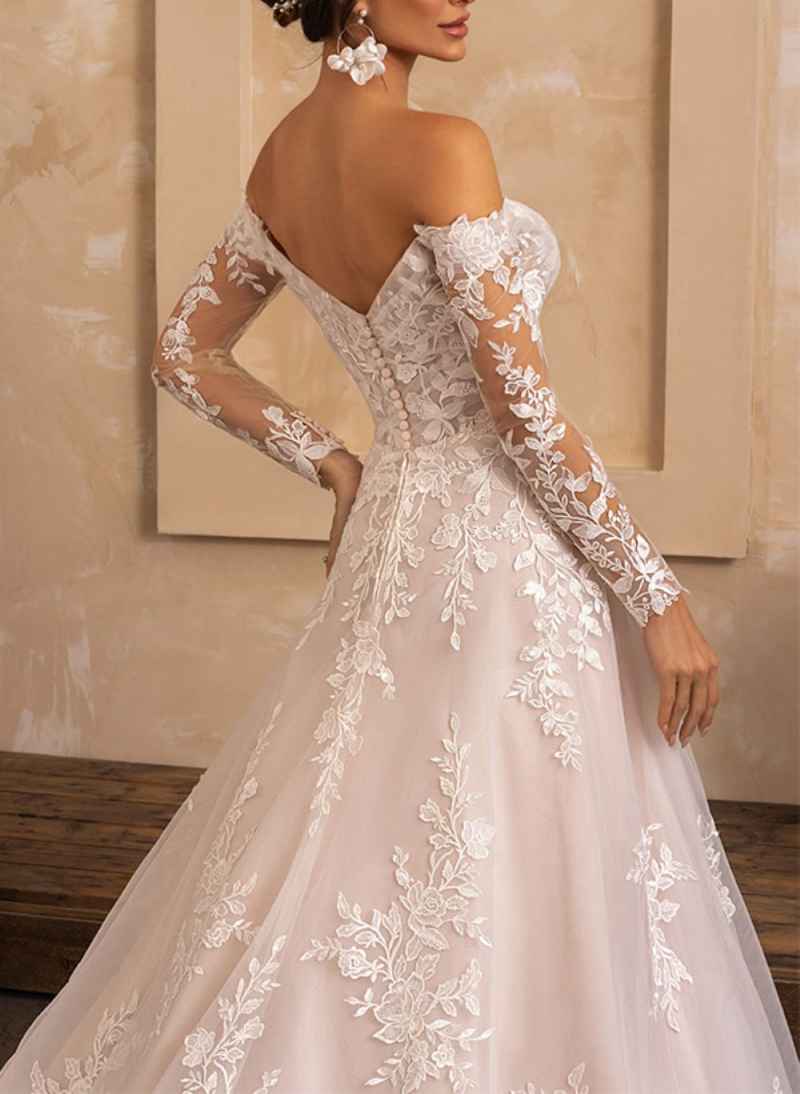 Graceful White Wedding Dress A-Line With Strapless V-Neck Customized Bride Gown Plus Size Special Occasion Vestidos De Novias