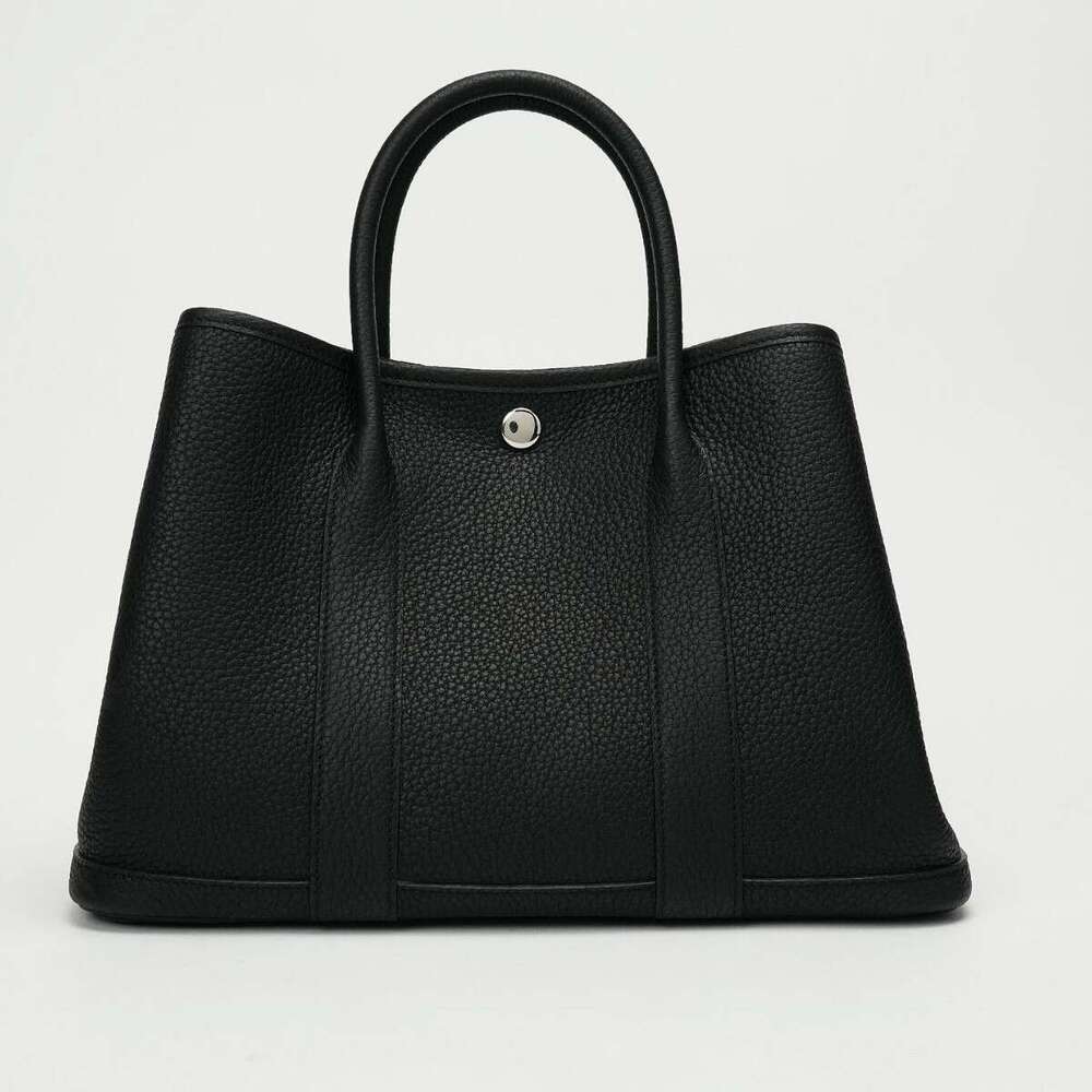Tote Bag Handmade Wax Wire All Steel Hardware Garden Genuine Leather Tote Commuting Mommy Shopping Bag Women S Bag KQ