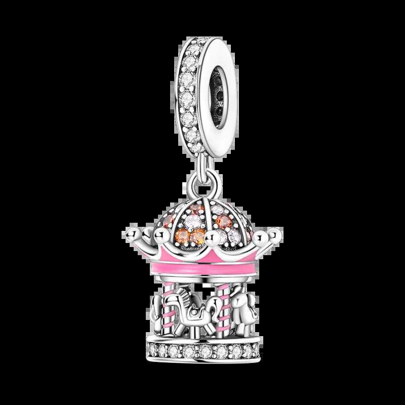 100% 925 Silver Funny Playable Charms Beads Smart Tarot Bike Travel Dangle Fit Original Bangle Bracelet DIY JewelryXJ250517