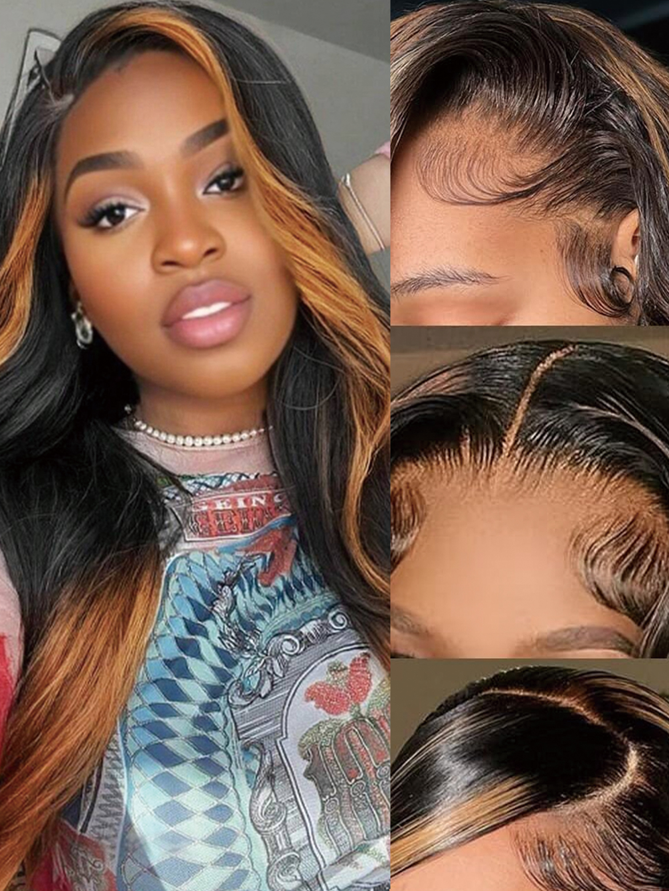 32 inch 13x6 HD lace front wig human hair | Brazilian Raw Virgin Hair 1B/30 women's body wave human hair, free to sew natural