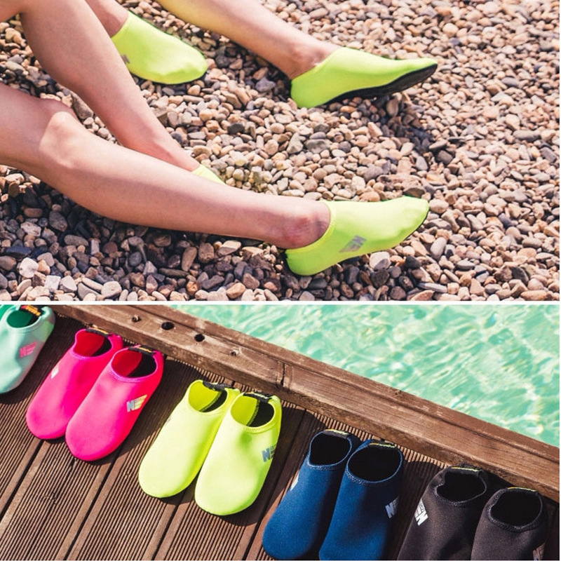 Beach men's and women's diving, snorkeling, children's wading, river tracking, swimming, soft shoes, anti slip and anti cut shoes, sock