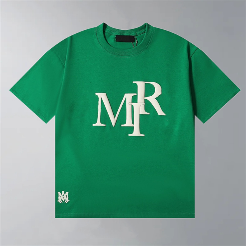 New 2025 Summer Luxury Brand Designer Mens T-shirt Letters Classic Europe an and American Male Fem ale T-Shirts Cotton Casual T-shirt Men Clothing Asian Size S-XL