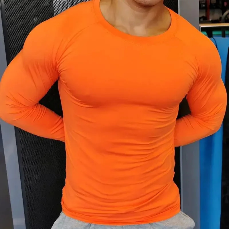Men Women Kids Children Boy Girl Compression Running Long T Shirt Fitness Sport Gym Sportswear Clothes 8659 250517