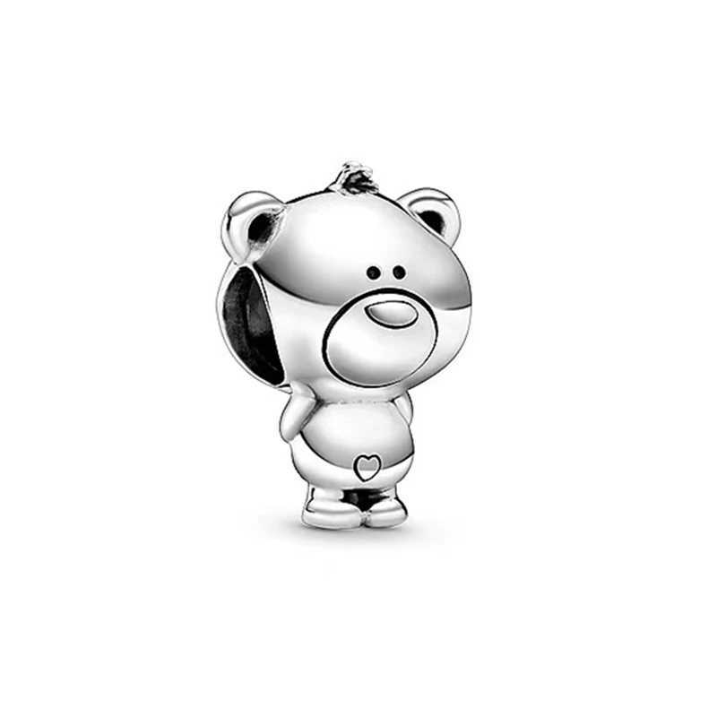 DIY Charm Jewelry New Animal Series Dragon Cat Dog Owl Koala Horse Dangle Bead Fit Original 925 Sterling Silver BraceletXJ250517