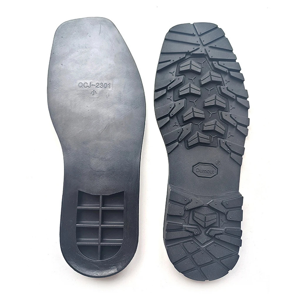 Non-Slip Shoe Soles Thicken Rubber Sole Men Women Replaceable Soles Shoe Repair Materials Shoes Outsoles Black Wearable Pads 250515