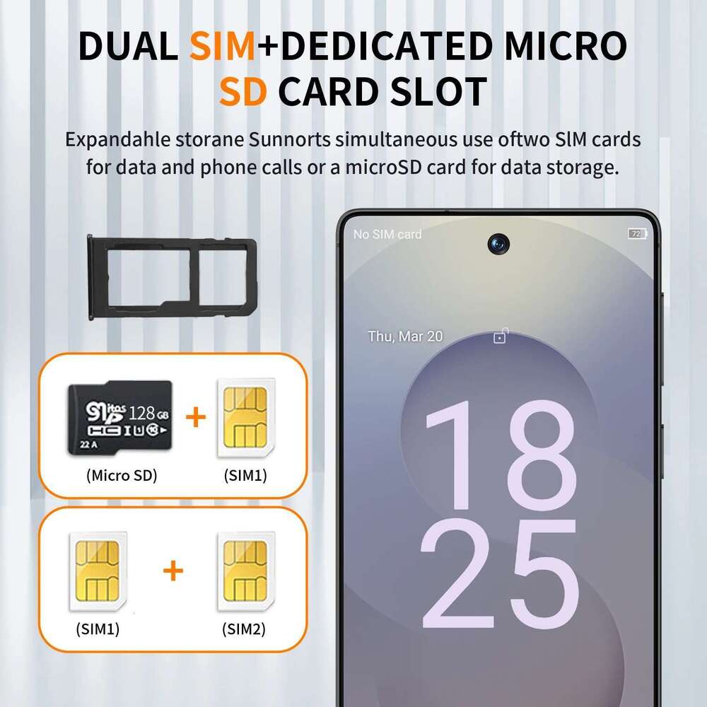 S26 Smartphone Original 7.3 Inch Celulares Android Moblie Phones Unlocked 5G Dual Sim Global Version CellPhones S25 Ultra