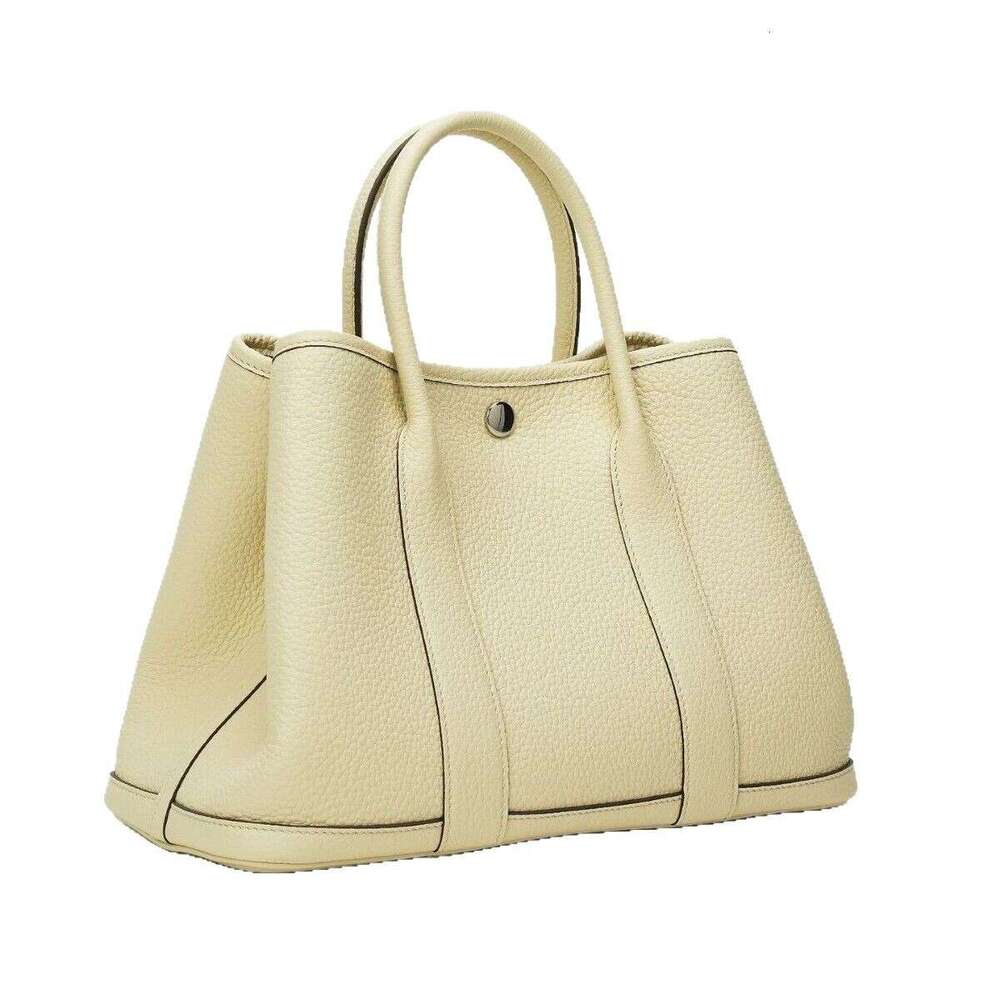 Tote Bag Handmade Wax Wire All Steel Hardware Garden Genuine Leather Tote Commuting Mommy Shopping Bag Women S Bag KQ
