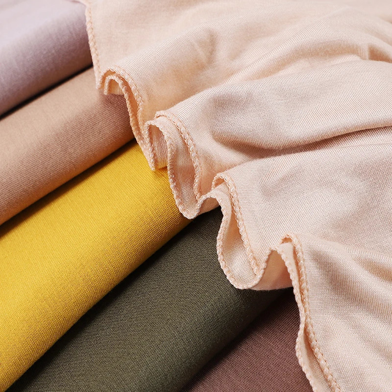 Selling Jersey Hijab Stretchy Scarf Plain Head Scarves Wholesale Women Cotton Headwrap Shawl 250517
