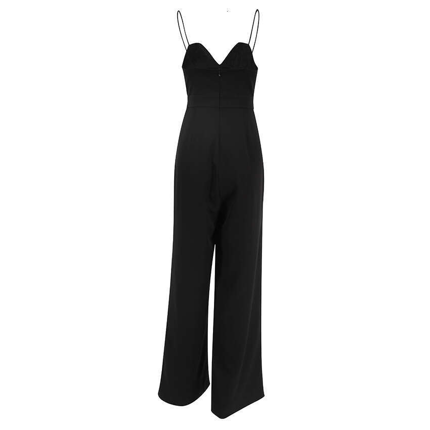Wide Leg Jumpsuit Summer Camisole Loose Sleeveless Jumpsuit Casual Wide Leg Pants Fashionable Women S Spring