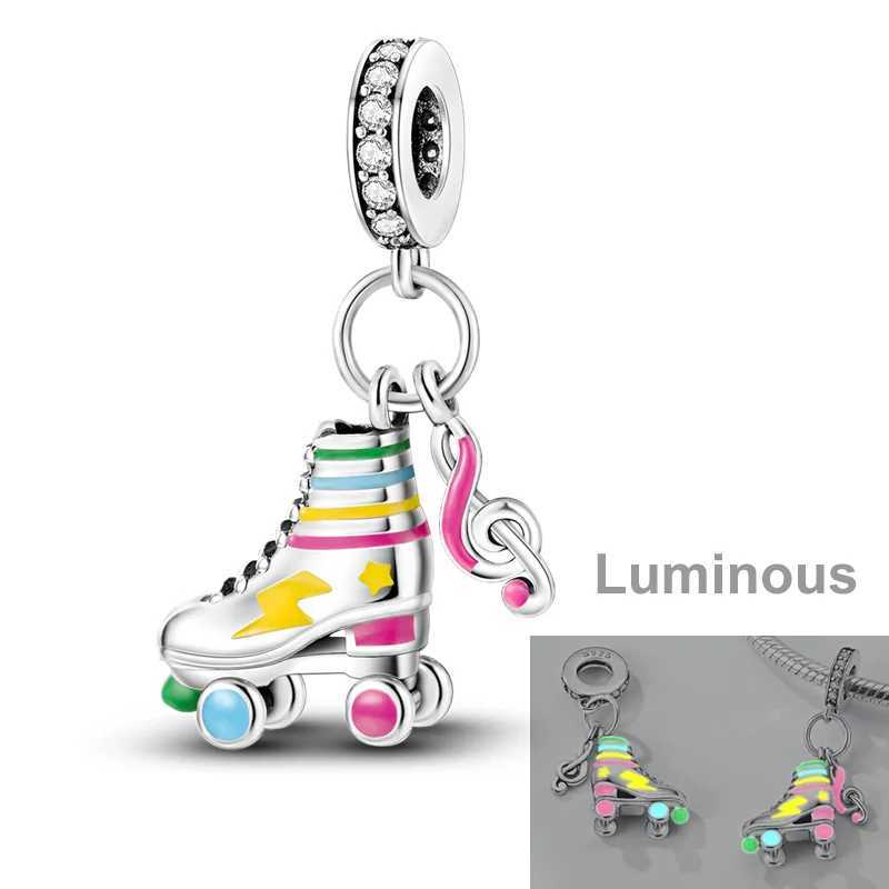 100% 925 Silver Funny Playable Charms Beads Smart Tarot Bike Travel Dangle Fit Original Bangle Bracelet DIY JewelryXJ250517