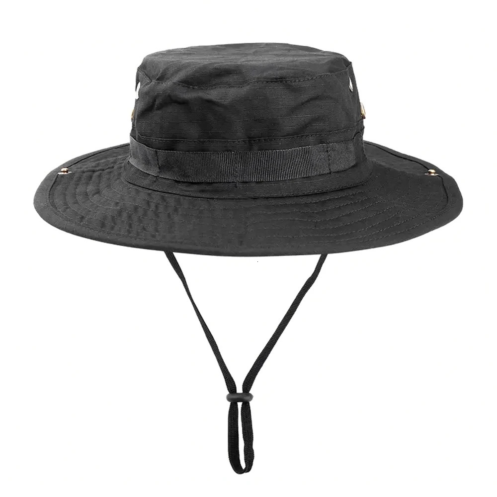 Camouflage Boonie Hat Sunscreen Widebrimmed Outdoor Sports Fishing Hiking Camping Hunting Foldable Fisherman Men 250517