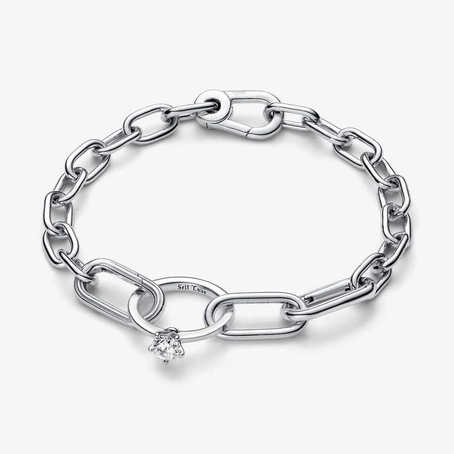 New 925 Silver Me Bracelet Accory Series ME Crescent Moon Elephant bone Mini Bead Fit Original Pendant Me Charm BraceletXJ250517
