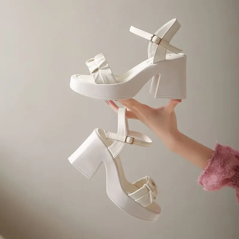 Clogs Wedge Clear Heels High Heeled Sandals Woman 2025 Ladies Shoes Summer Espadrilles Platform High-heeled Fashion Gladiator Ne 250515