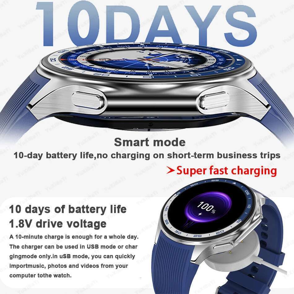 2025 New OPPO X Smart Watch 4G Memory Music Video Bluetooth Call IP68 Waterproof AMOLED Smartwatch For TWS Earphones