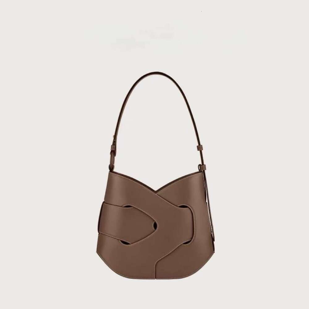 New women's shoulder bag designer handbag woven knot bag with leather high-end feel Daily travel