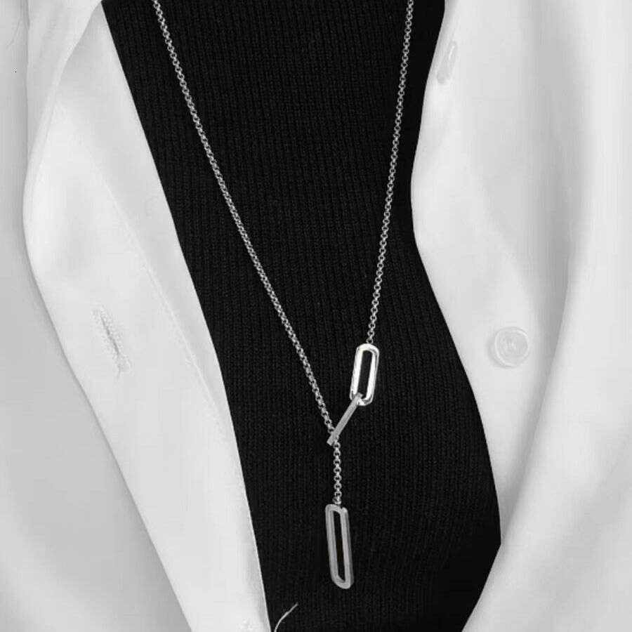 Autumn/Winter Versatile Fashion Pendant Sweater Chain Long Adjustable Tassel Necklace Gold Plated Accessory