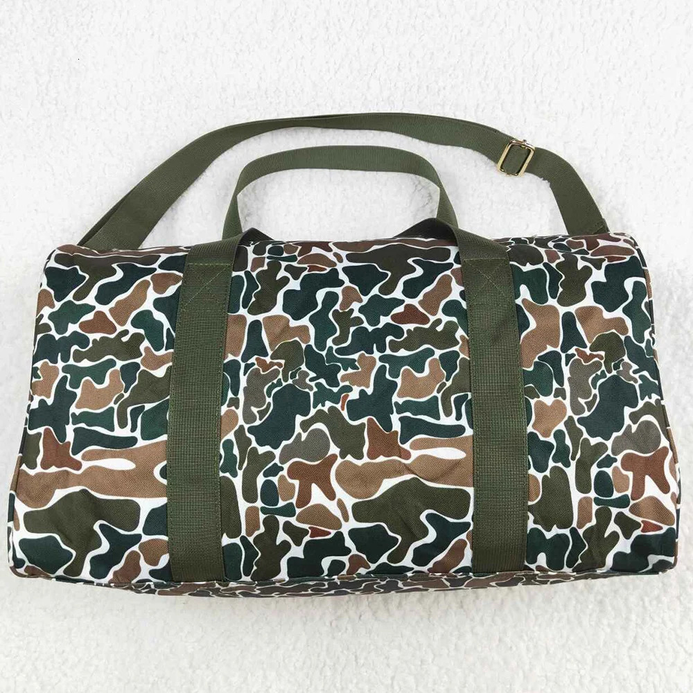Boutique Kids Children Adult Bags Duck Camo Duffle Gym Bags Fall Fashion Children Kids Zip Luggage Travel Bags Wholesale Bulk 250516