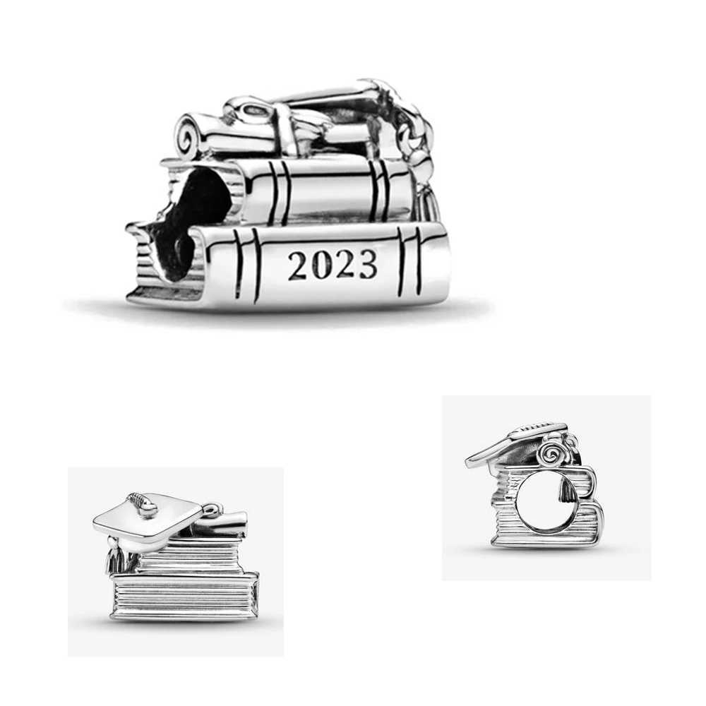 New925 Silver Book Bouquet Key Notebook Camera Exquisite Charm Beads Suitable for Original Bracelets Necklaces Women DIY JewelryXJ250517