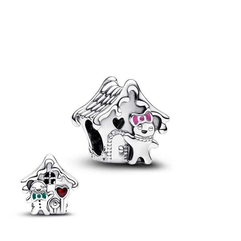 DIY Jewelry Gift Pink Moon Rocket G bird Rabbit Bear Girl Charm Pendant Beads Fit Original 925 Sterling Silver Pan BraceletXJ250517