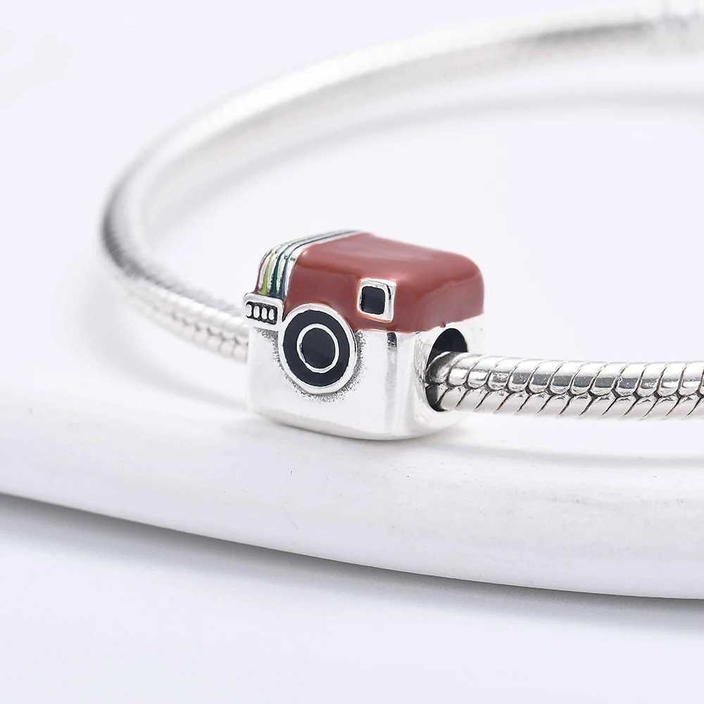 New 925 Sterling Silver Camera Earphone Electronic Charms Beads Fit Original Pendant Bracelet DIY Fashion Woman JewelryXJ250517
