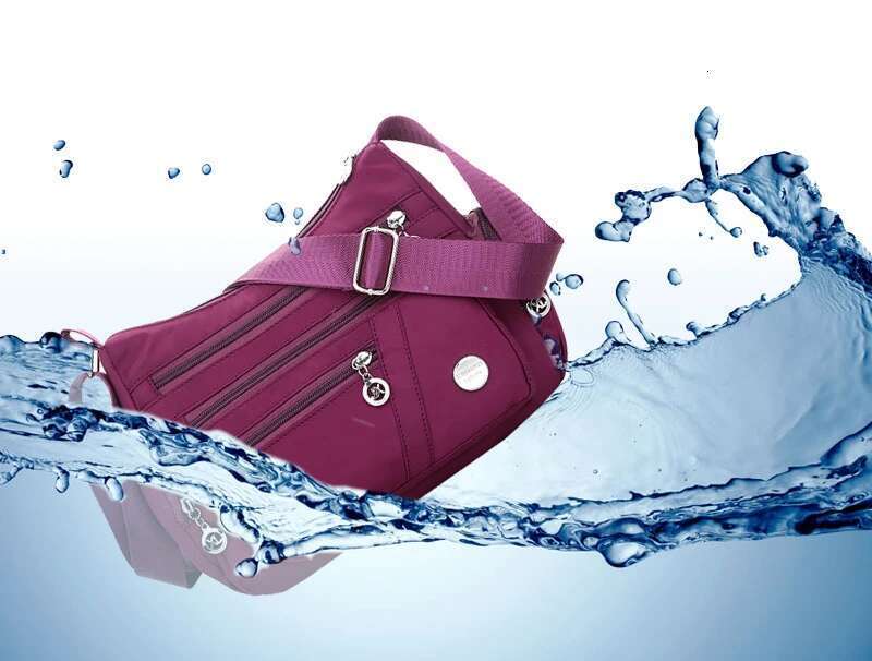 Large Capacity Women Crossbody Waterproof Tote Casual Nylon Shoulder Purse Handbag Lightweight Travel Messenger Bag