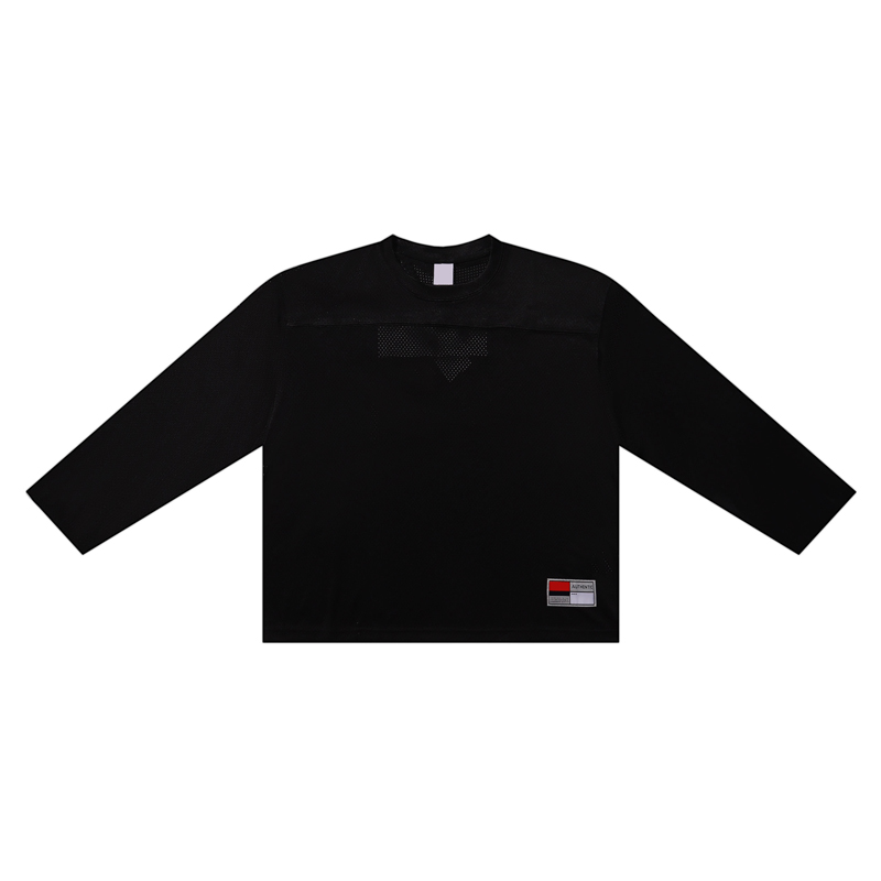 Breathable Mesh Long Sleeve T-Shirt Oversize Fit Quick Dry Sportswear for Men Women 25ss 0517