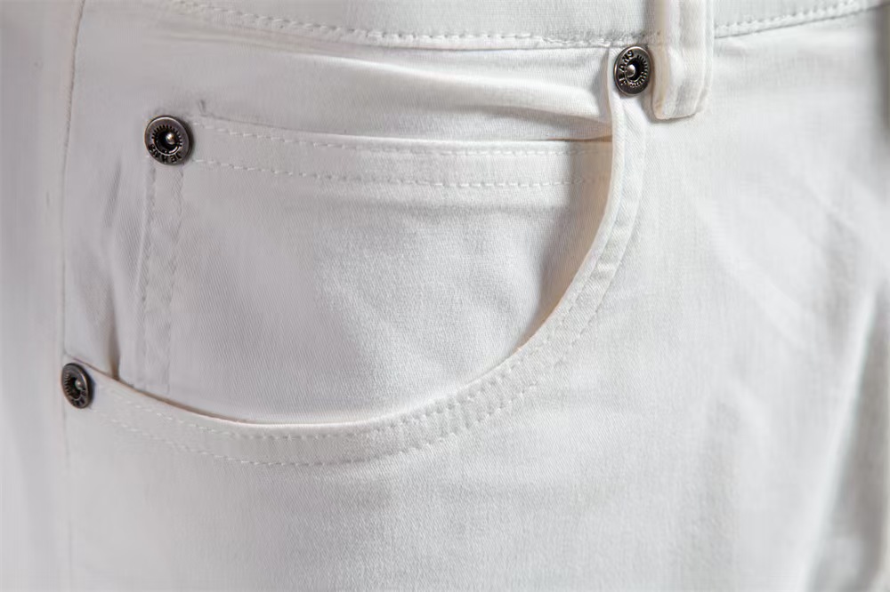 Mens Summer New Cotton Casual Shorts Mens Straight Fit Slim Five Point Pants Plus Size Solid Color Mens Wear