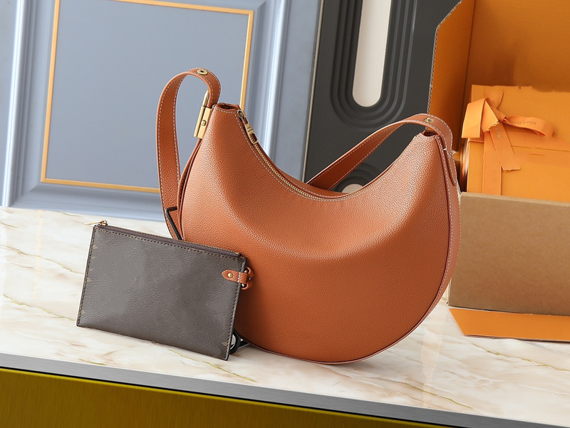 Low Key Cookie MM Designer Hobo Bags Luxury Shoulder Bags Highest Quality Leather Handbags 32cm