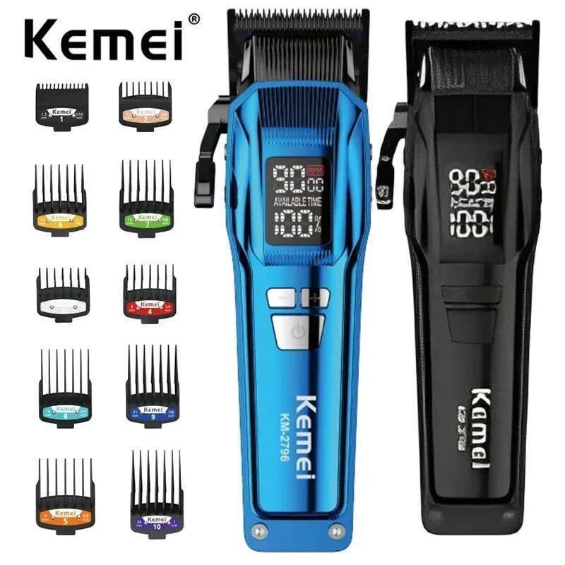 Kemei 2796 Barber Clipper Professional 9000 RPM Motor Haircut Hine Electric Trimmer Hair Cutter For Men