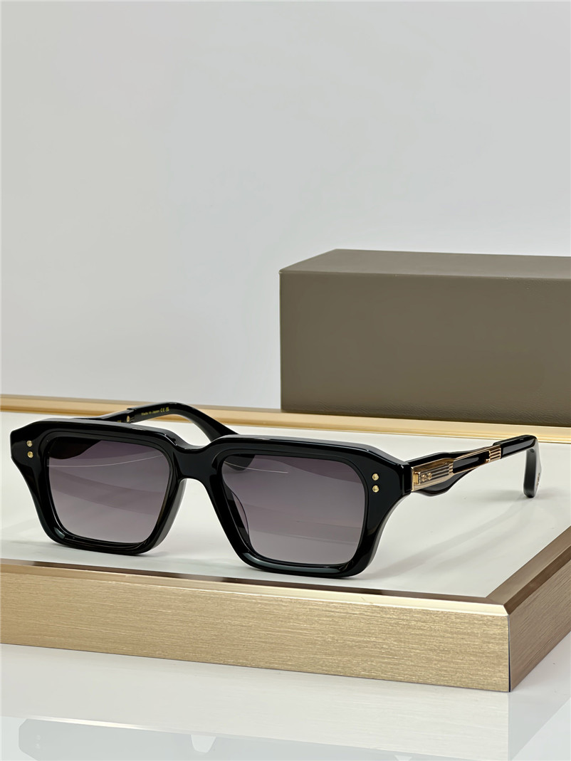 New fashion design men sunglasses DETRON exquisite rectangle acetate frame personality and generous style high end outdoor UV400 protection eyewear