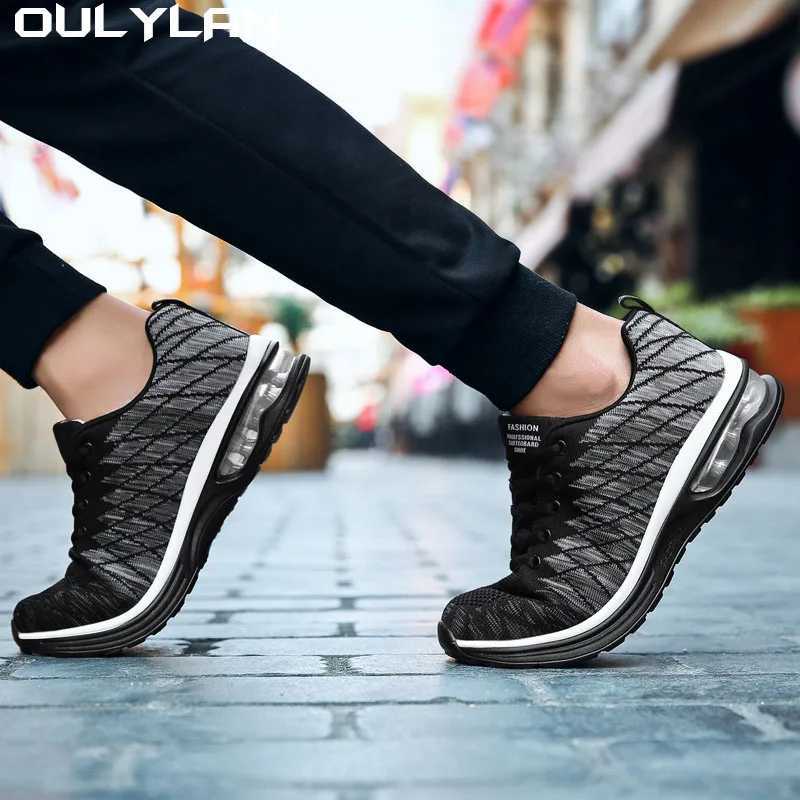 Oulylan Sports Shoes Men Running Shoes Breathable Mesh Women Brand Sneakers Lightweight Casual Tennis Shoes Luxury Male Tennis W250517
