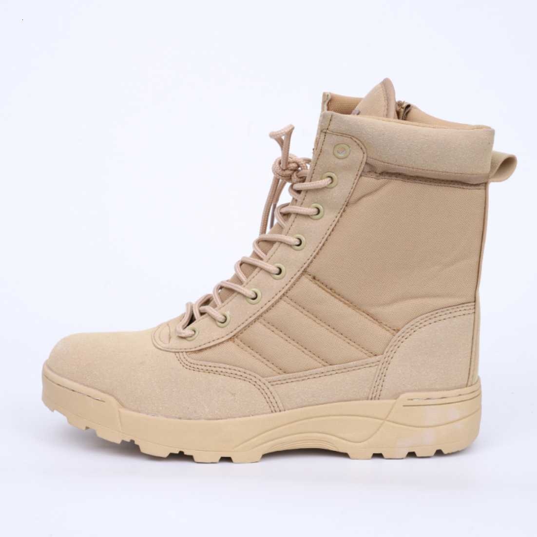 Ultra lightweight and breathable combat tactical men's high top outdoor desert boots, hiking shoes, designer fashion training shoes