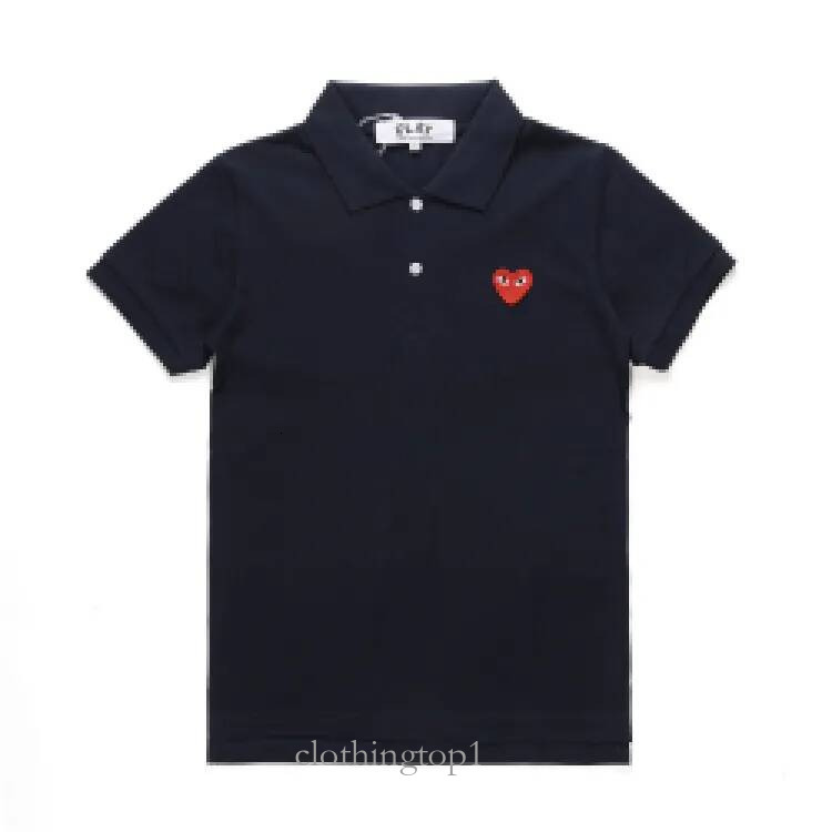 Commes Desvgarcon Tshirt 2025 New Hot Sales High Pure Cotton Designer Tee Black Classic Heart Mens Polo Unisex Japan Best Quality 480
